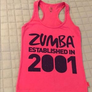 Zumba tank pink